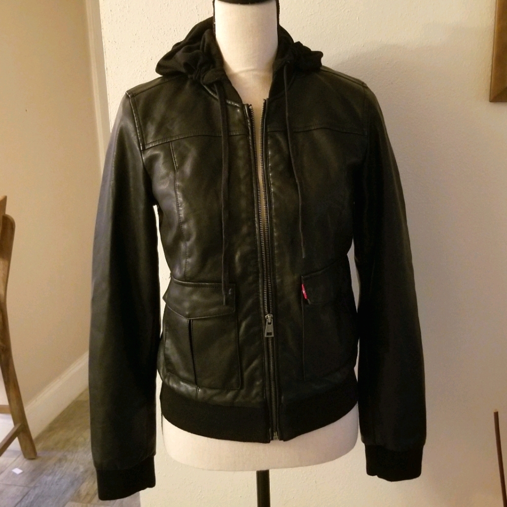Levi's faux leather jacket